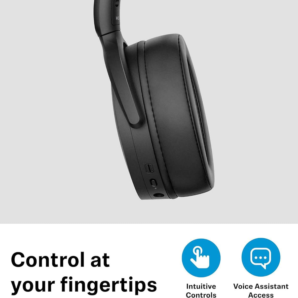 Sennheiser Consumer Audio HD 450BT Bluetooth 5.0 Wireless Headphone with Active Noise Cancellation  (Refurbished)