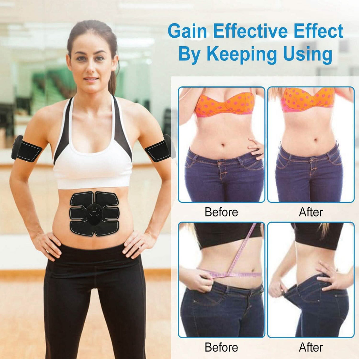 Smart Abs Stimulator Muscle Toning Belt Trainer