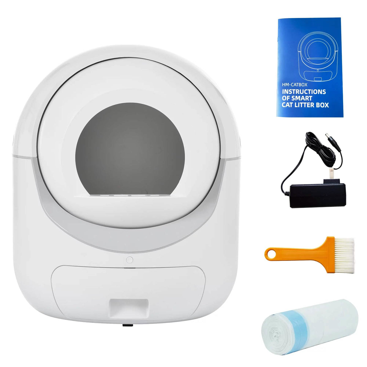 Smart Automatic Litter Box, Self -Cleaning Cat Litter Box for Multiple Cats
