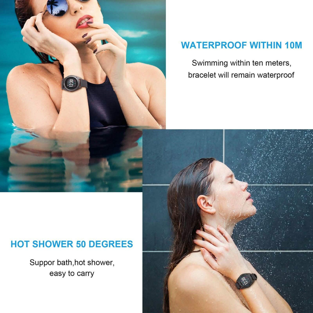 Smart Sport Watch Activity Tracker with Blood Pressure Heart Rate Sleep Monitor