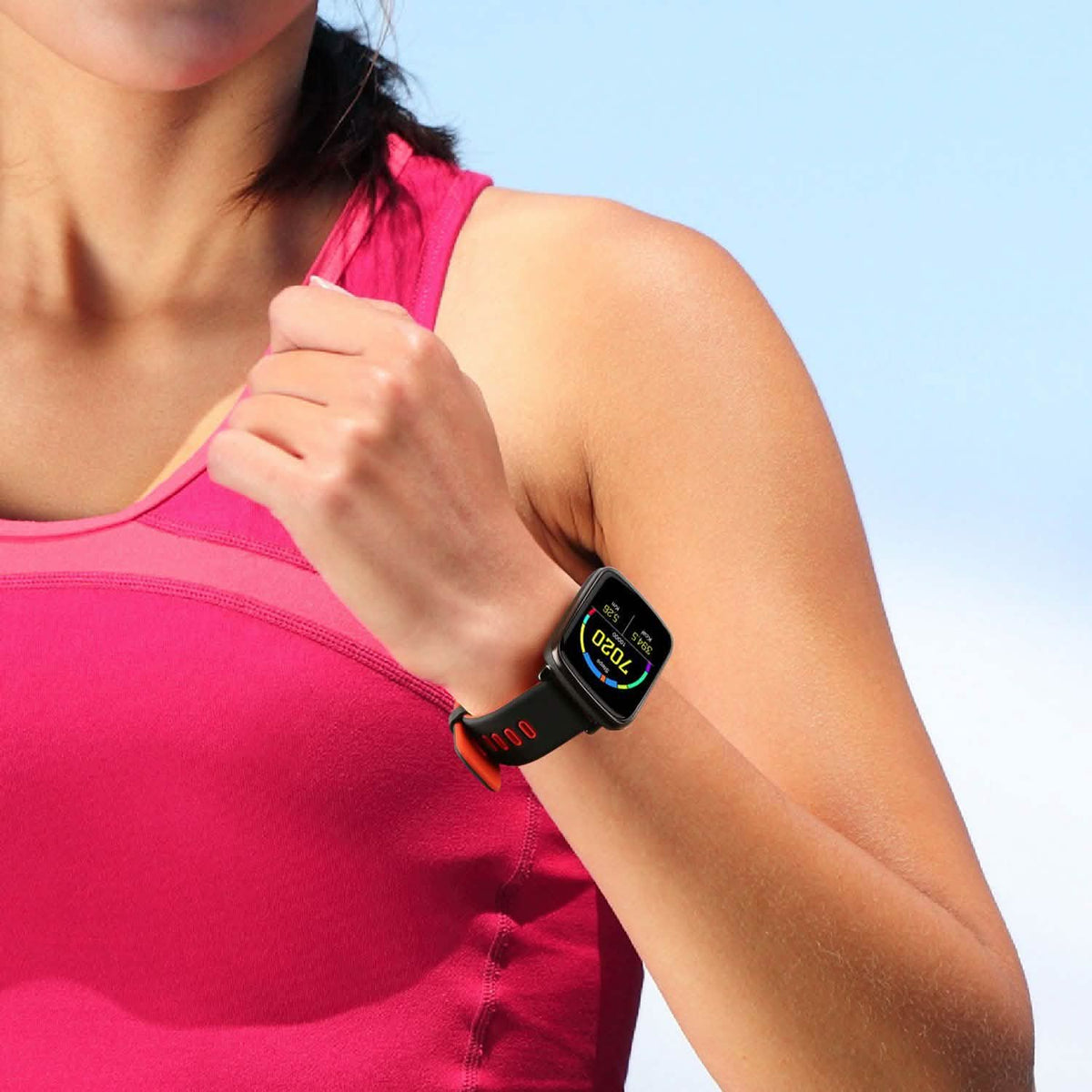 Smartwatch Fitness Tracker with Heart Rate Monitor