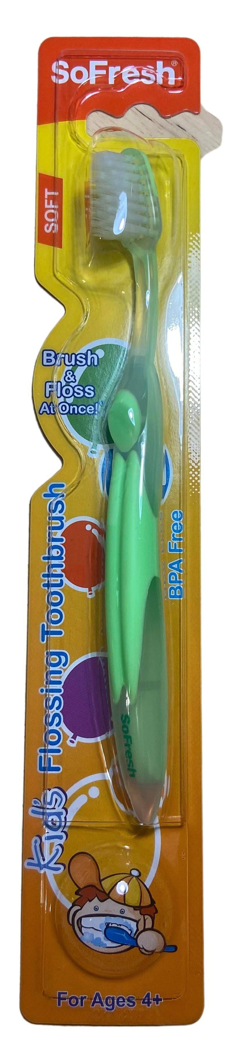 Kids Flossing Toothbrush
