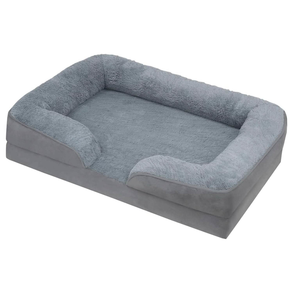 Soft Warm Plush Puppy Cozy Nest Sofa Non-Slip Bed Cushion Mat