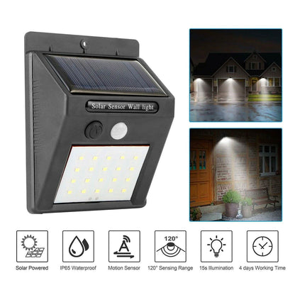 Solar Light 20 LEDs Outdoor PIR