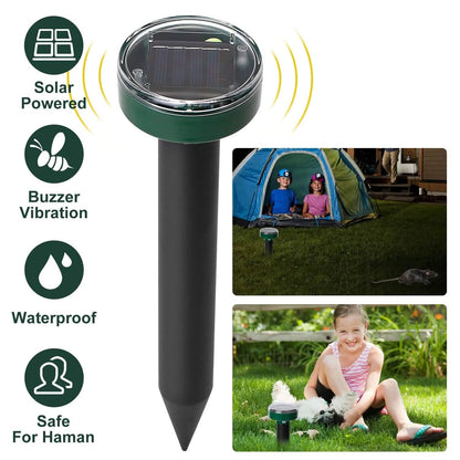 Solar Powered Mole Repeller