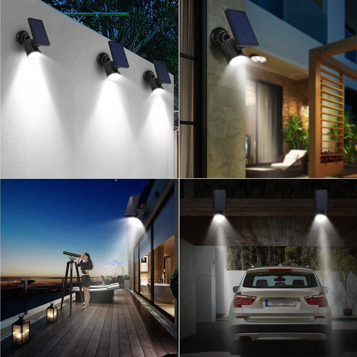 Solarek Lights Outdoor Solar Powered LED Spotlights