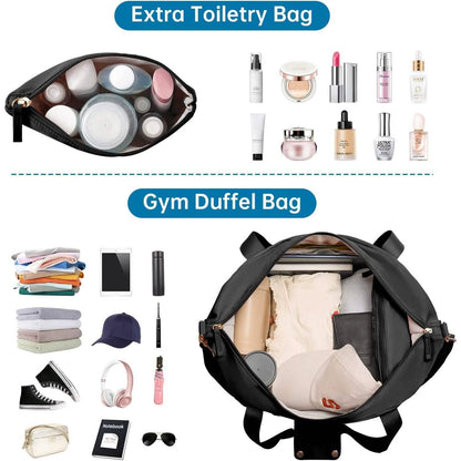 Sports Travel Duffel Bag with USB Charging Port