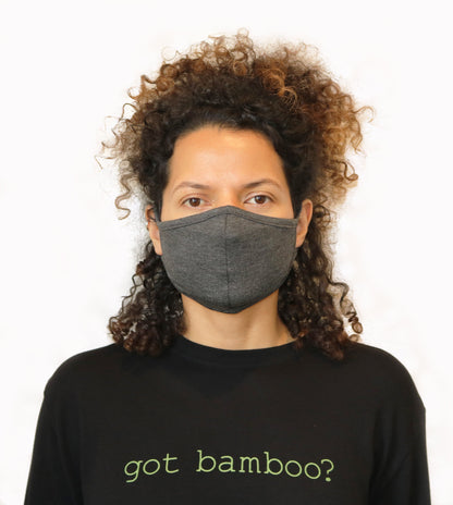 Spun Bamboo Breathable Face Mask - Natural, Silky Soft, Ultra Comfortable