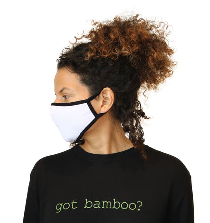 Spun Bamboo Breathable Face Mask - Natural, Silky Soft, Ultra Comfortable