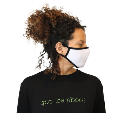 Spun Bamboo Breathable Face Mask - Natural, Silky Soft, Ultra Comfortable