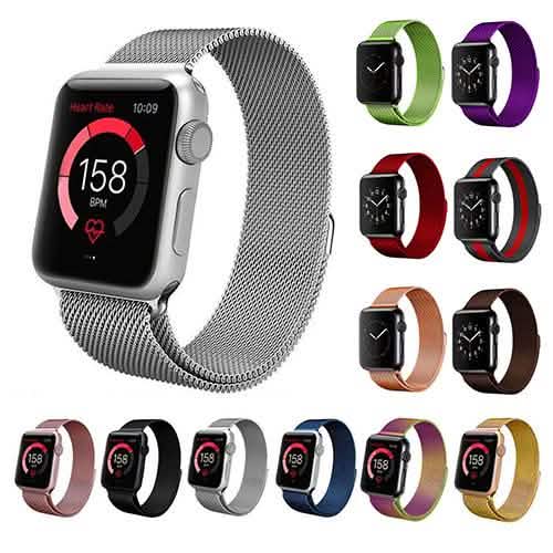 Stainless Steel Milanese Loop Band Replacement for Apple Watches