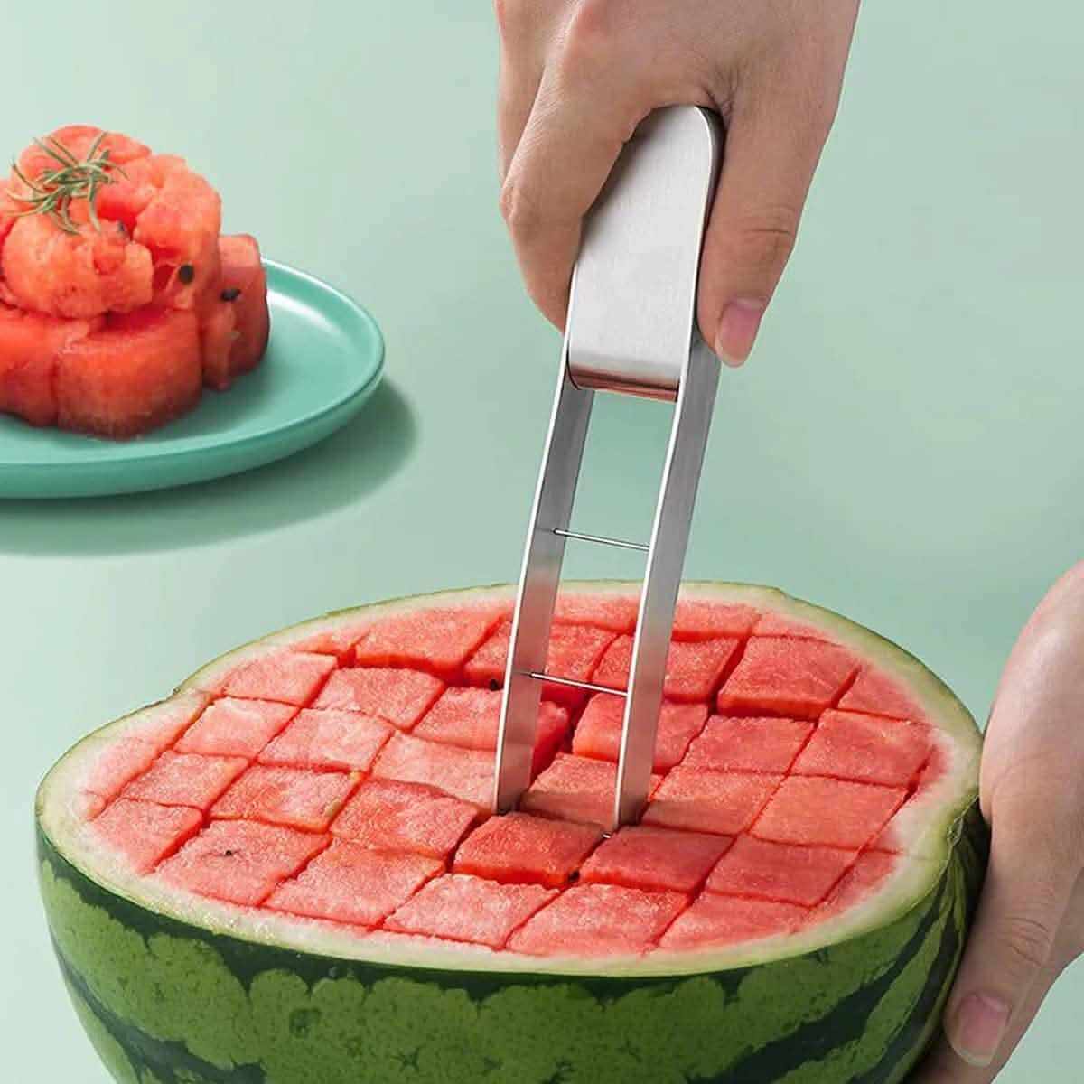 Stainless Steel Watermelon Cube Cutter