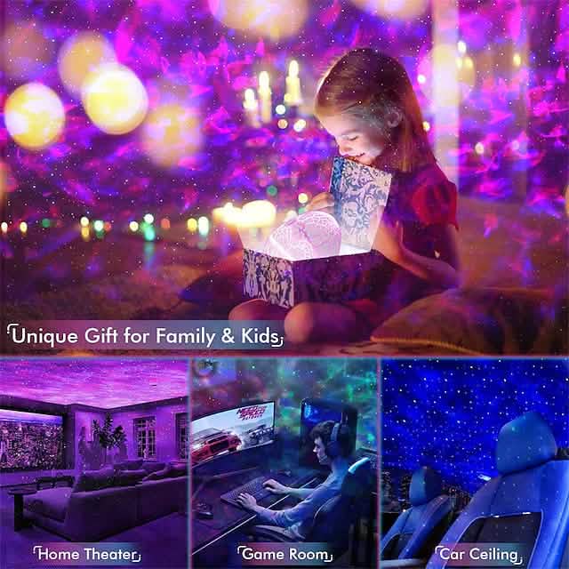 Star Projector Bluetooth Speaker LED Night Light