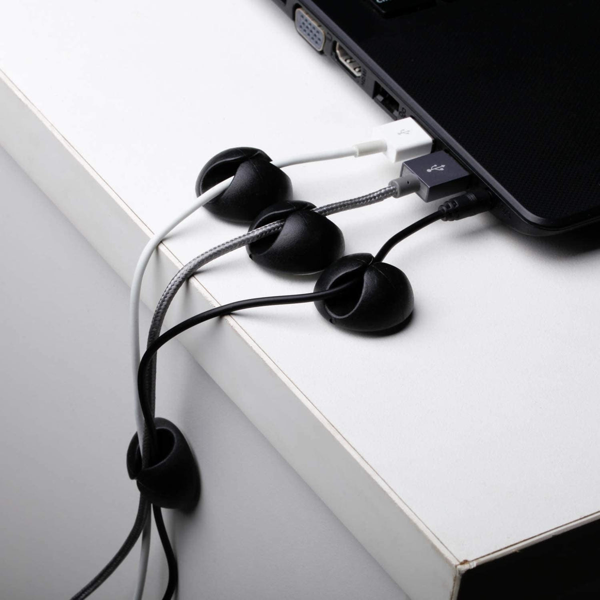 10-Pack: Ultimate Wire Holder and Cable Organizer