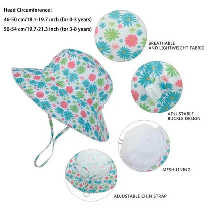 Summer Baby Anti UV Bucket Cap