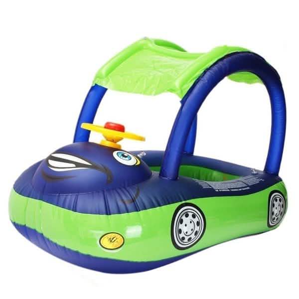 Summer Steering Wheel Sunshade Swim Ring Car Inflatable Baby Float Seat Boat