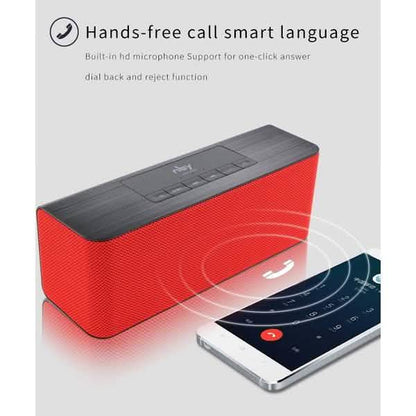 Super Bass Bluetooth Speaker With FM Radio
