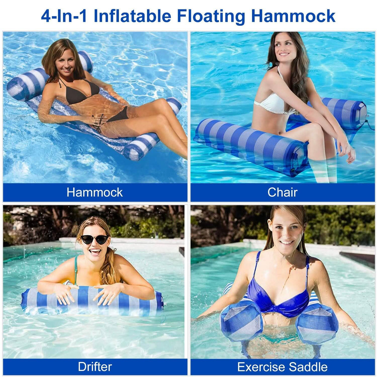 Swimming Pool Float Hammock Inflatable