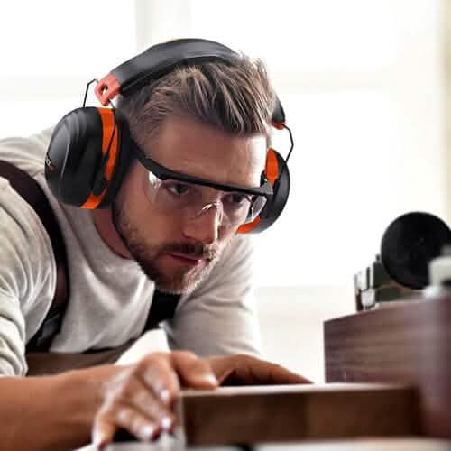TACKLIFE Ear Muffs, SNR 34 dB Hearing Protection HNRE1