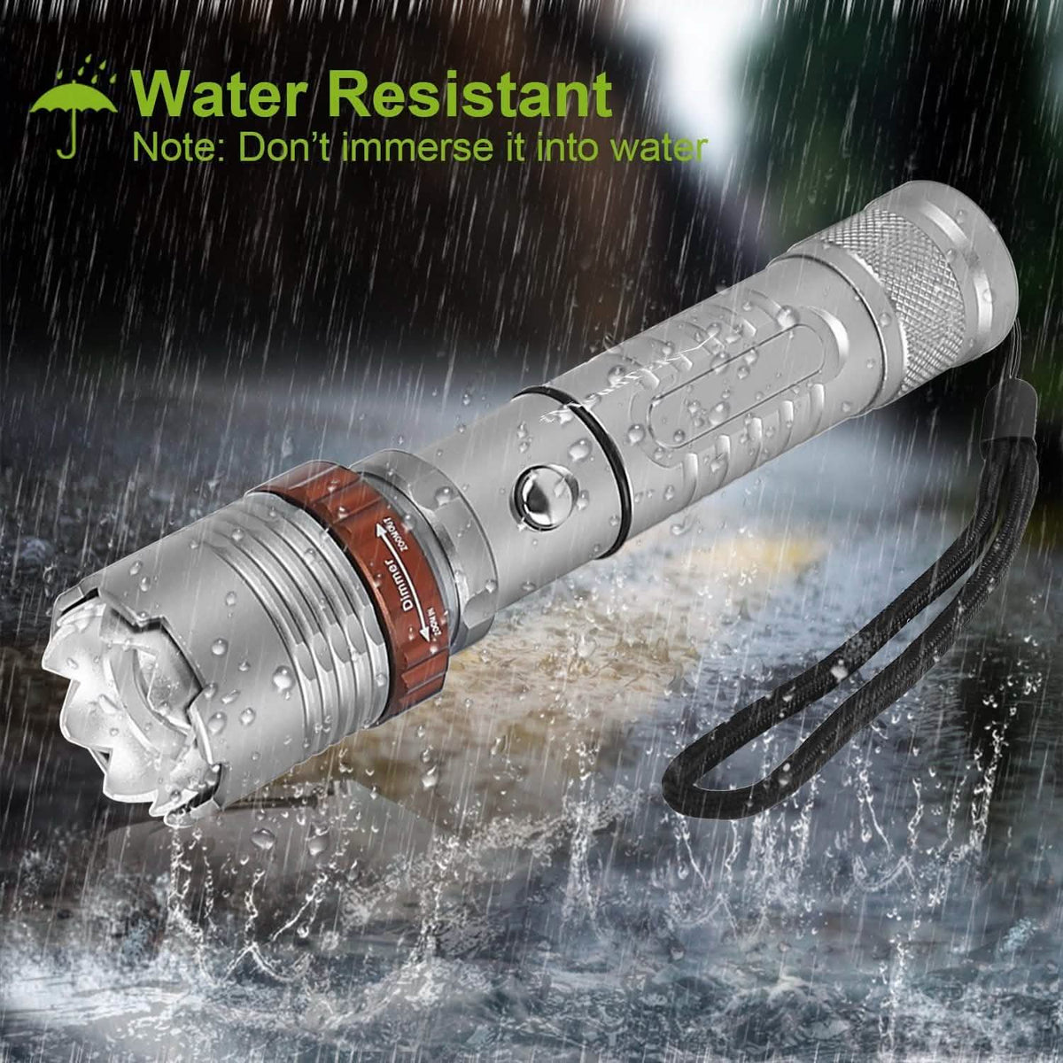 Tactical Military LED Flashlight