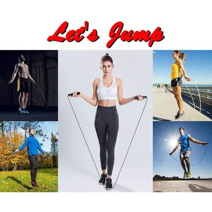Tangle-Free Skipping Rope with Ball Bearings