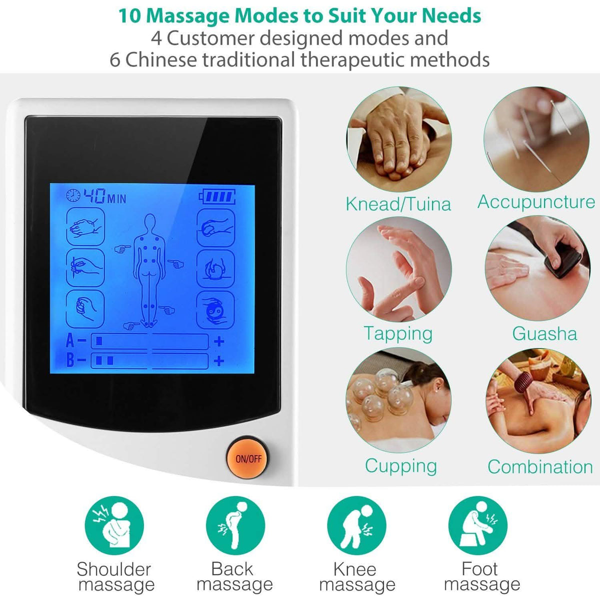 Tens Unit Machine Impulse Massager