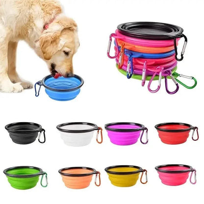 Travel-Friendly Pet Bowl - Durable TPR, Foldable & Chew-Resistant for Dogs & Cats