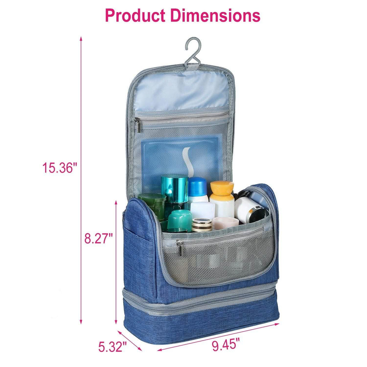 Travel Toiletry Cosmetic Bag