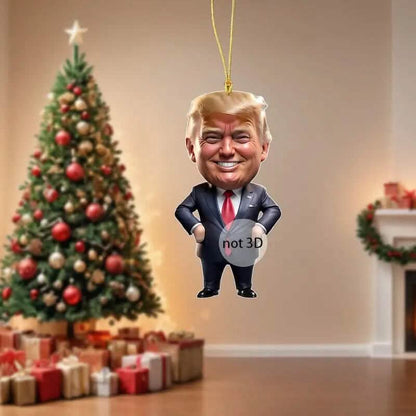 Trump Acrylic Ornament Versatile Hanging Decor