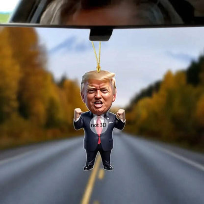 Trump Acrylic Ornament Versatile Hanging Decor