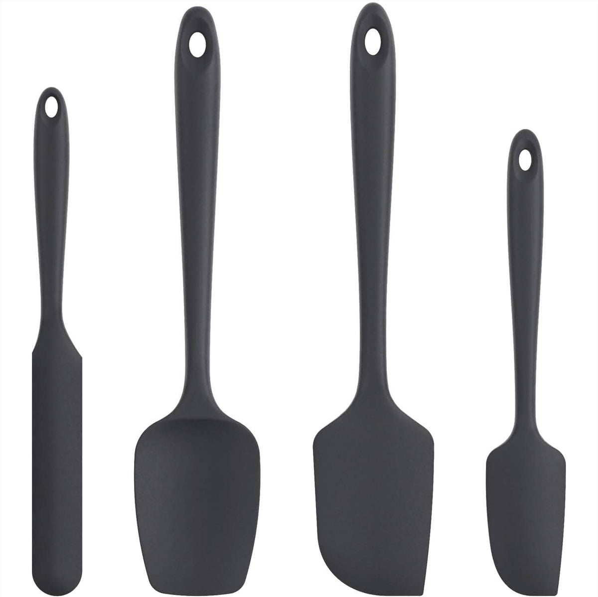 U-Taste Silicone Spatula Set with 480 Degrees Fahrenheit Heat Resistant