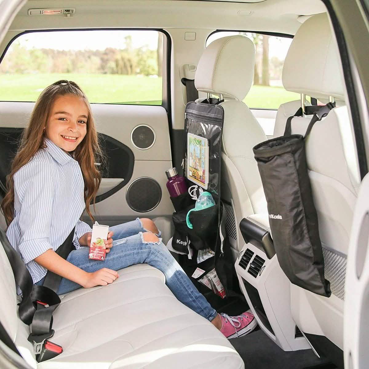 Ultimate Car Backseat Organizer with Tablet Pocket and Cup Holder