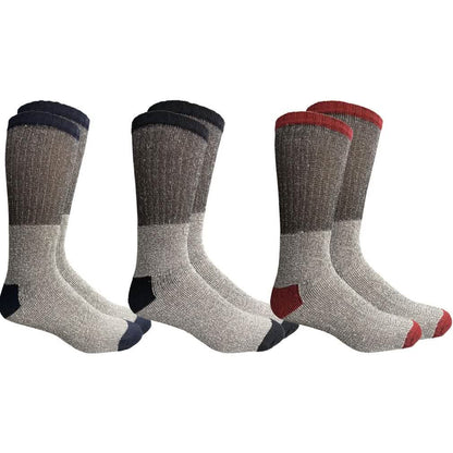 Unisex Insulated Thermal Cotton Cold Weather Crew Socks
