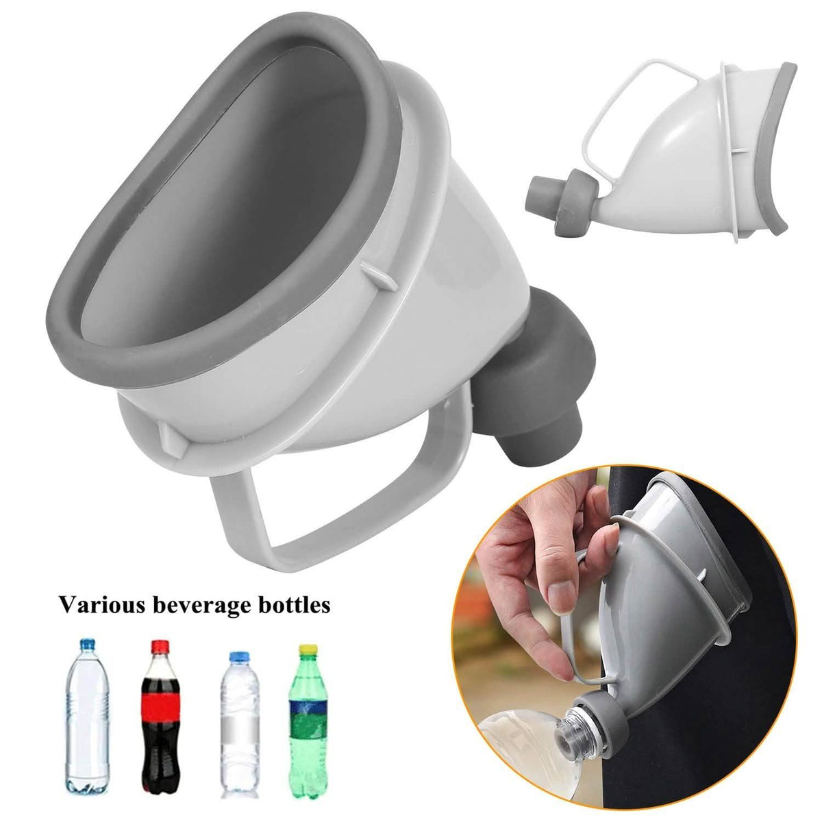 Unisex Potty Pee Funnel Adult Emergency Urinal Device
