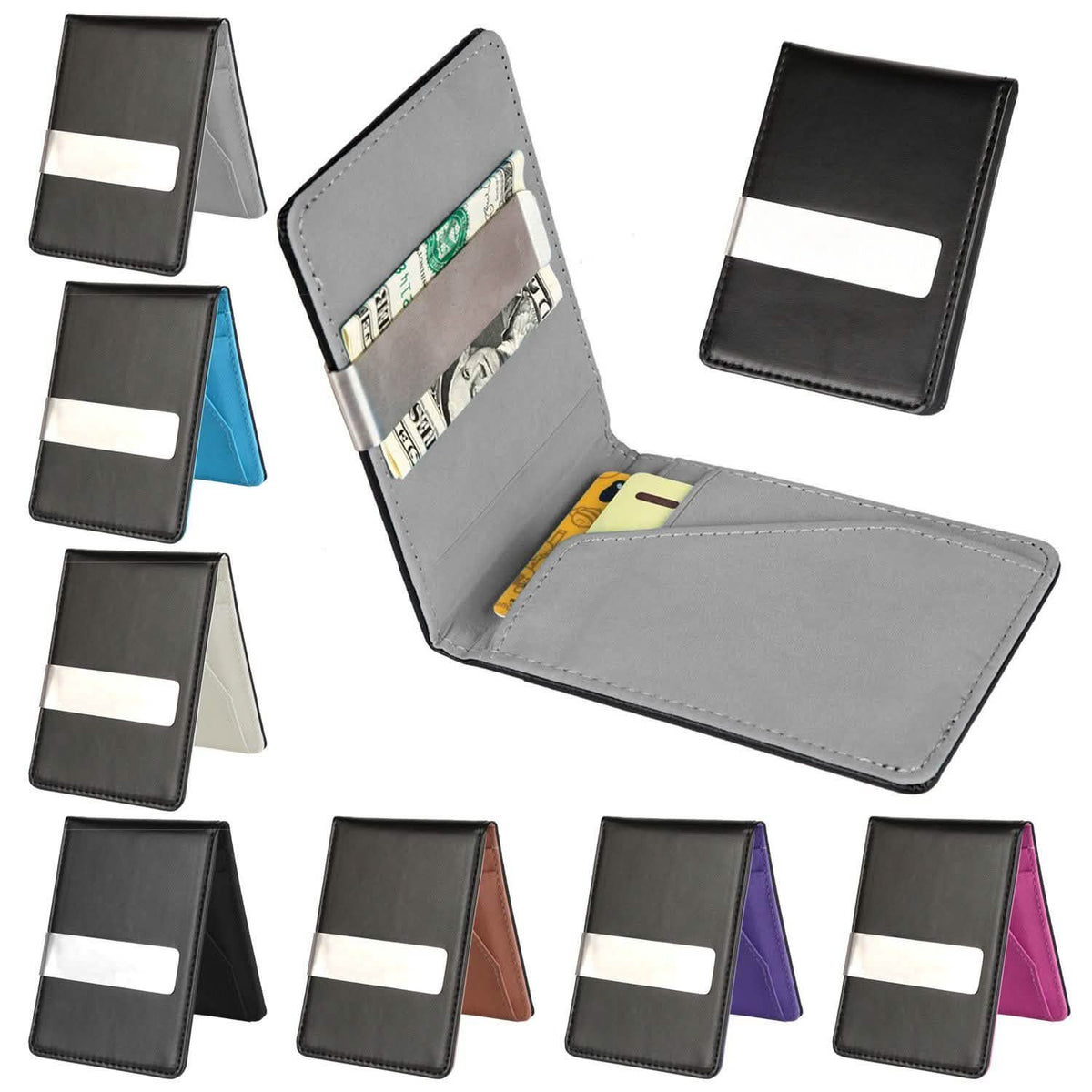 Unisex PU Leather Wallet RFID Blocking