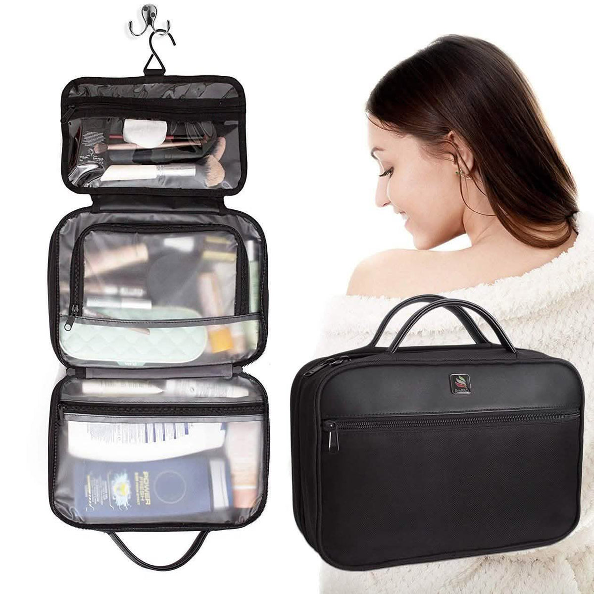 Unisex Waterproof, Foldable Travel Toiletry Bag