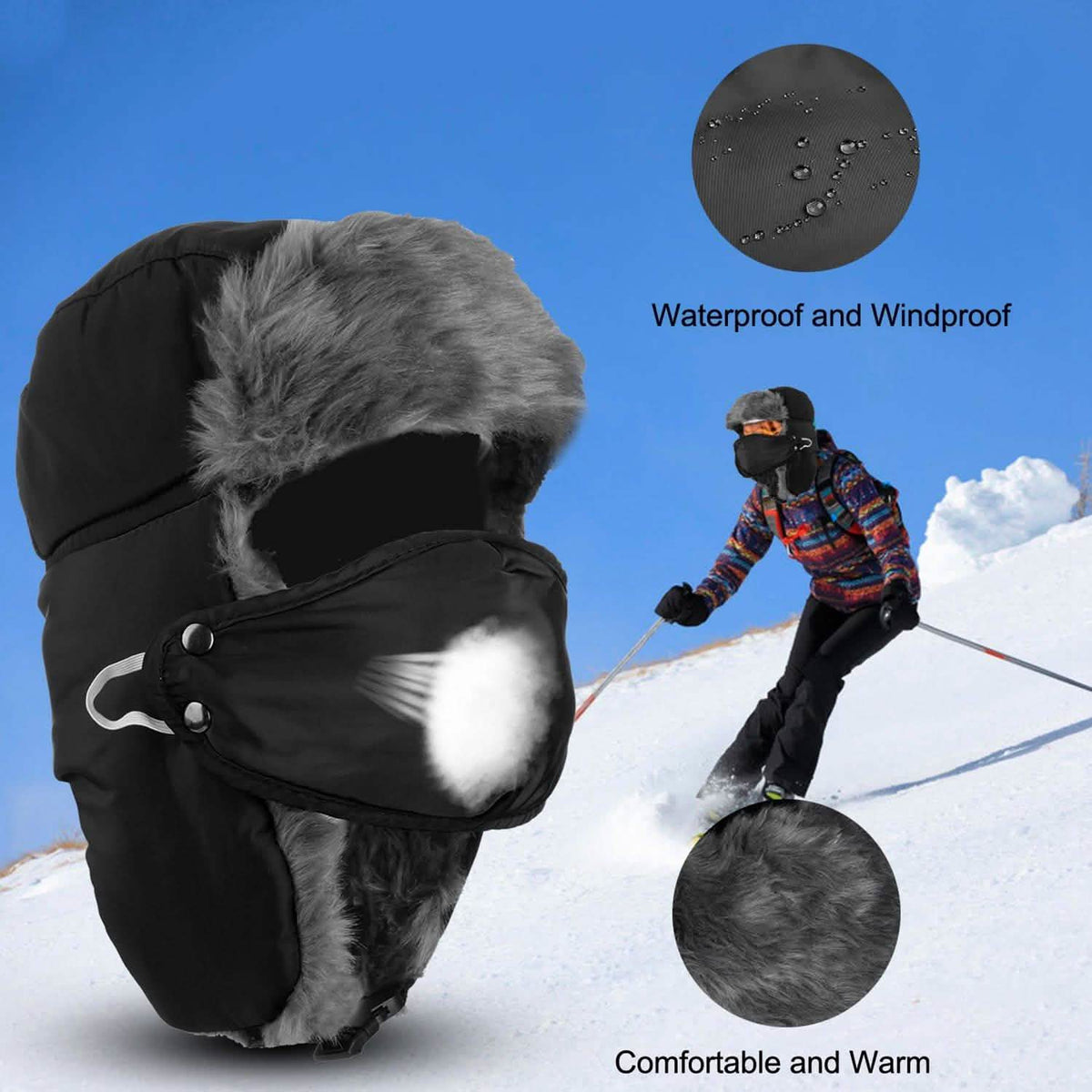 Unisex Winter Trooper Trapper Hat