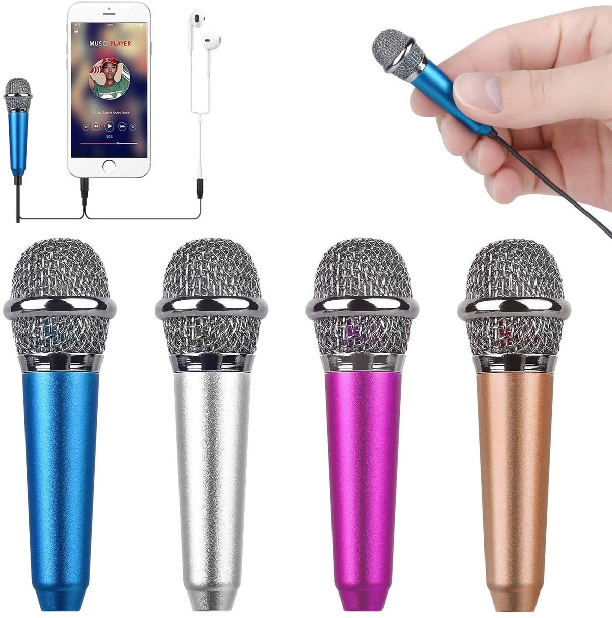 Uniwit Mini Portable Vocal/Instrument Microphone