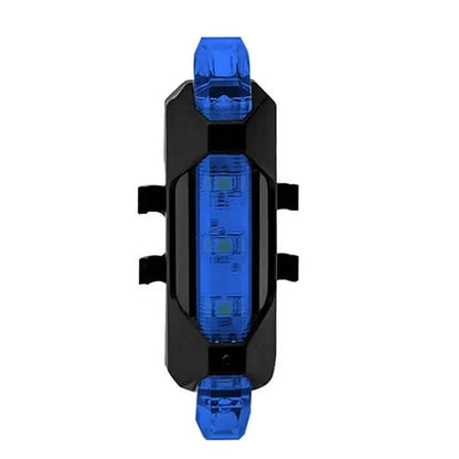 USB Rechargeable LED Bike Tail Light - 4 Flashing Modes For Safety And Visibility