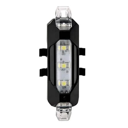USB Rechargeable LED Bike Tail Light - 4 Flashing Modes For Safety And Visibility