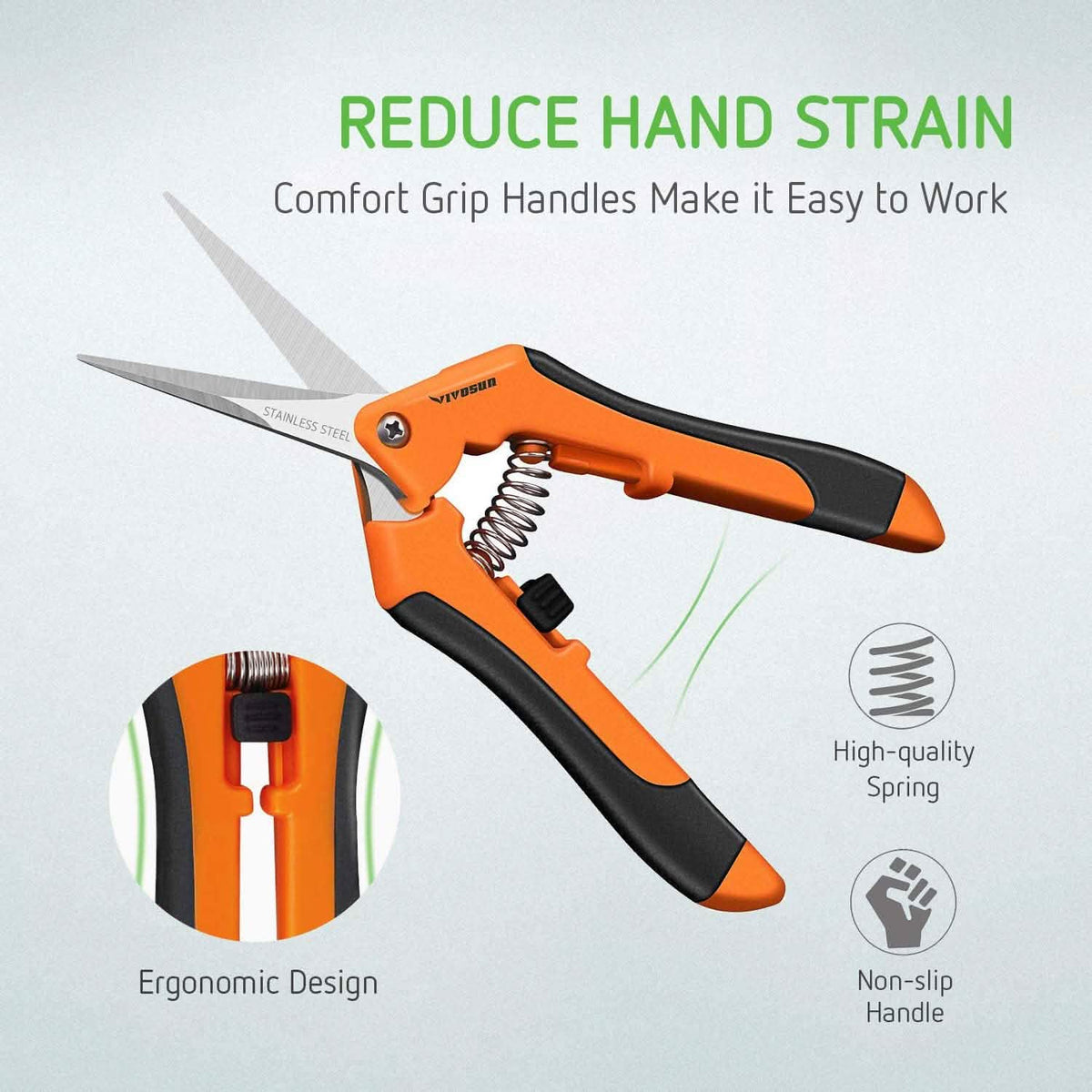 VIVOSUN Gardening Hand Pruner