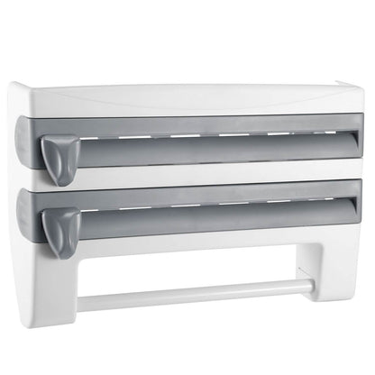 Wall Mounted Kitchen Roll Dispenser with Cutter