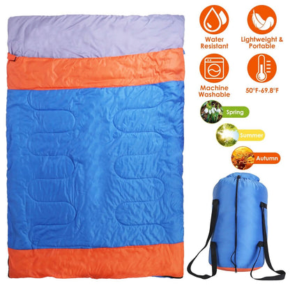 Water Resistant Camping Cotton Liner Sleeping Bag with Sack