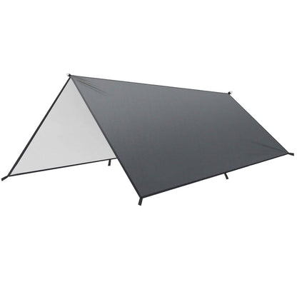 Waterproof Camping Tarp Kit Tent Canopy Awning Portable Rain Fly