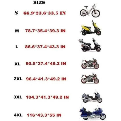 Waterproof Dustproof Motorcycle Bicycle Bike Cover