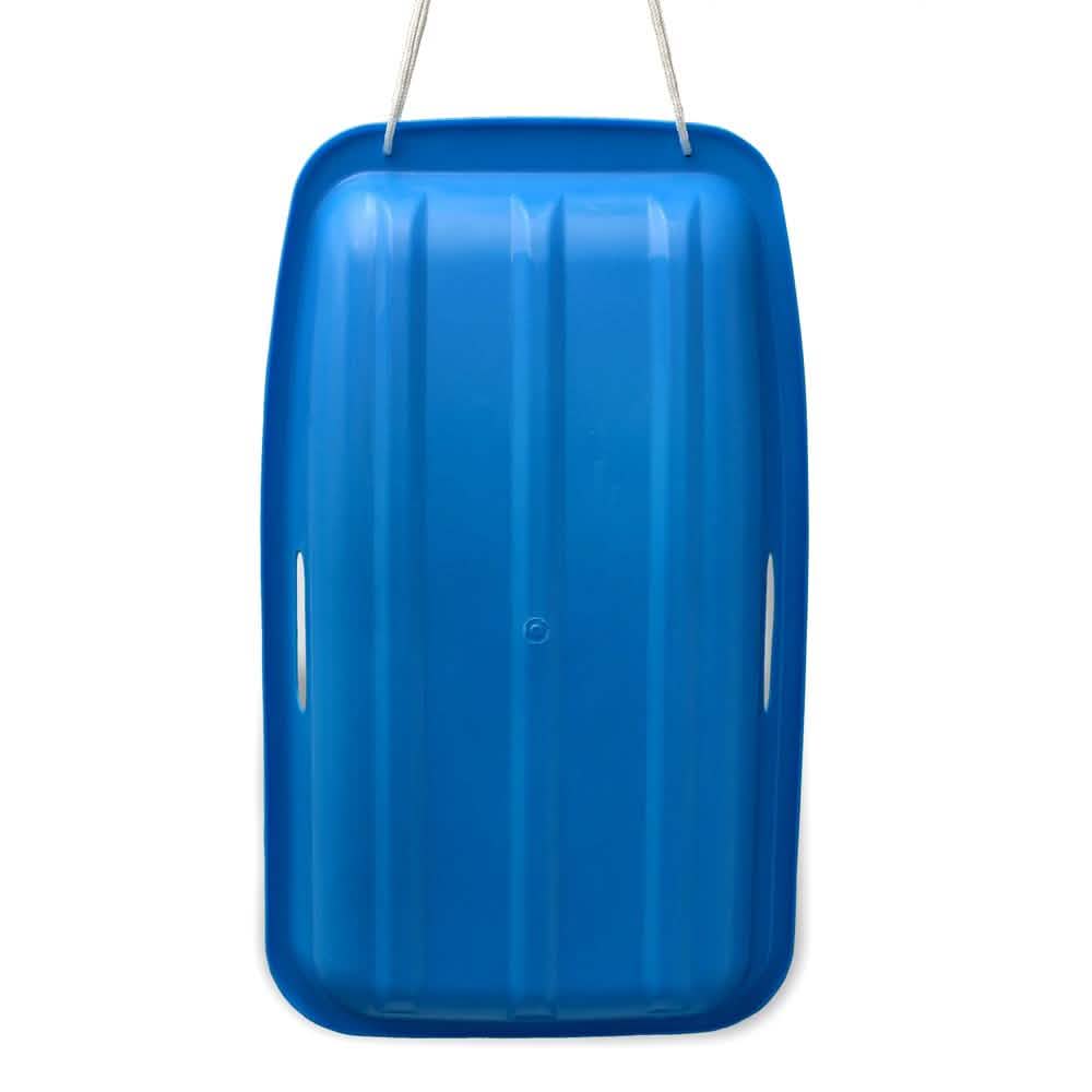 Winter Blue Plastic Snow Sled Boat Shape Sledge