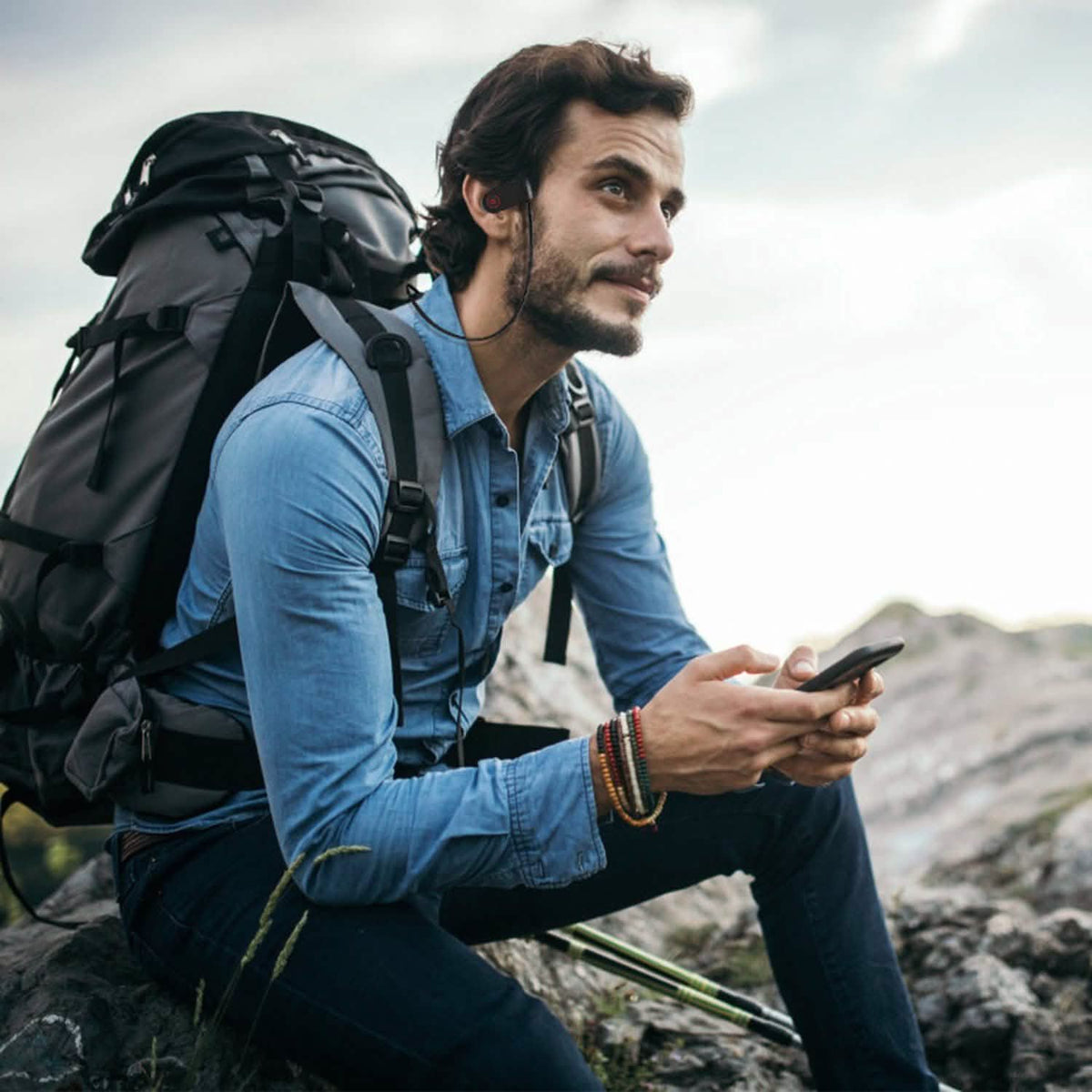 Wireless Headset IPX7 Waterproof