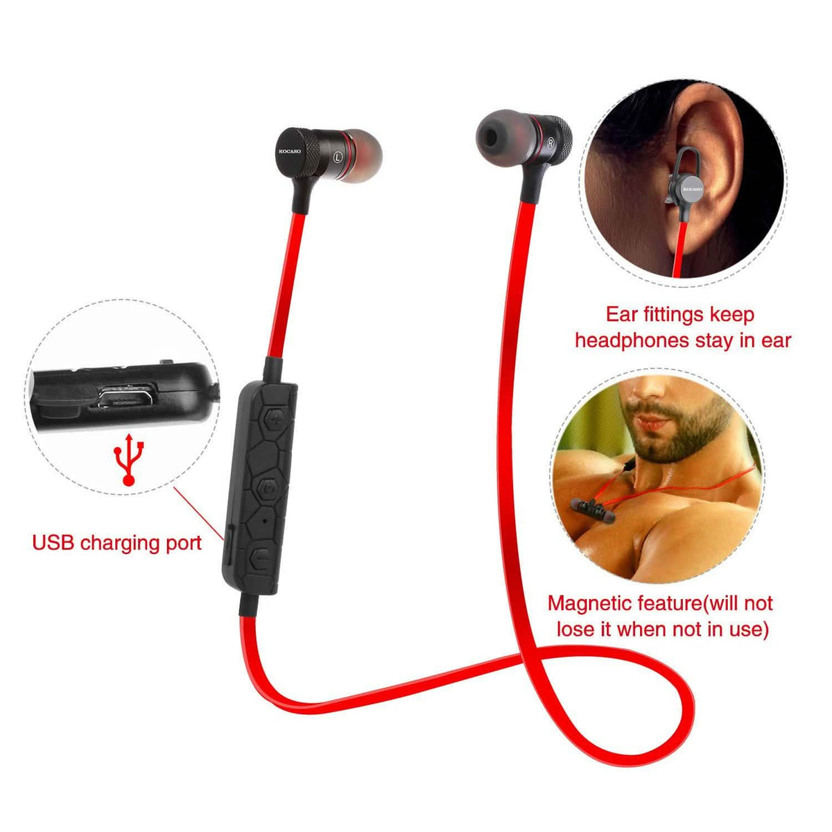 Wireless Smart Sports Stereo Earbuds