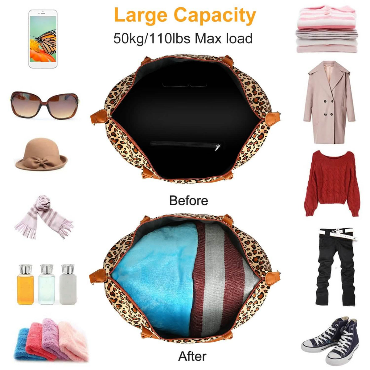 Women Duffle Bag Travel Luggage
