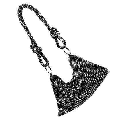 Women Glitter Evening Bags Shiny Rhinestone Handbag Purses
